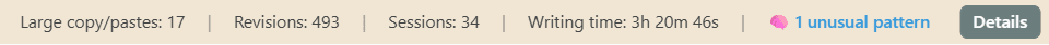 Document Analytics Summary Bar